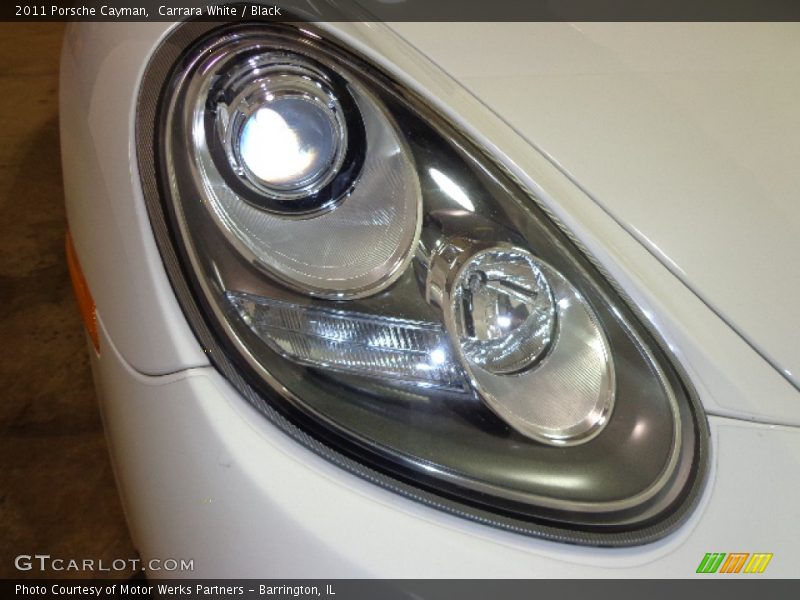 Carrara White / Black 2011 Porsche Cayman