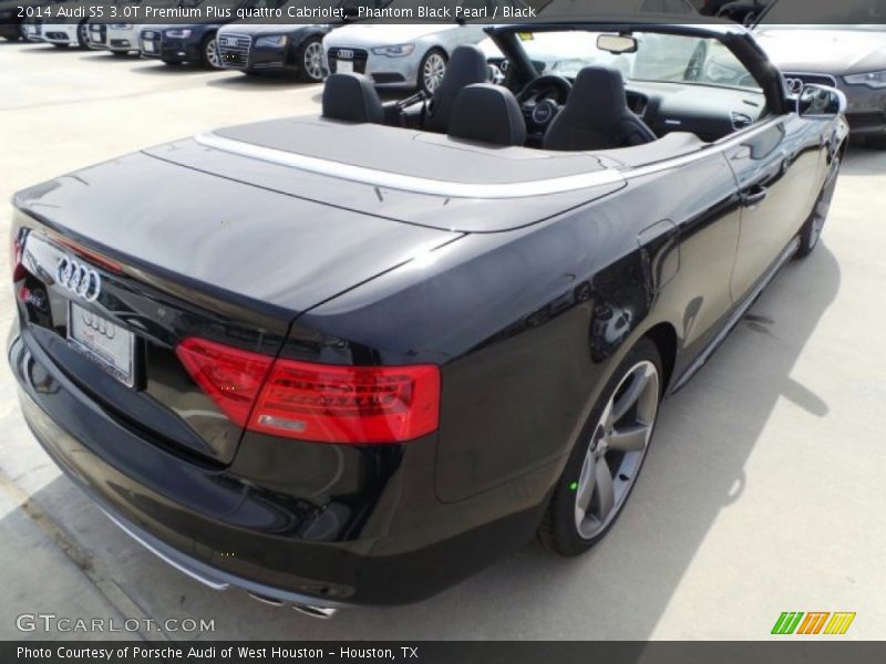 Phantom Black Pearl / Black 2014 Audi S5 3.0T Premium Plus quattro Cabriolet