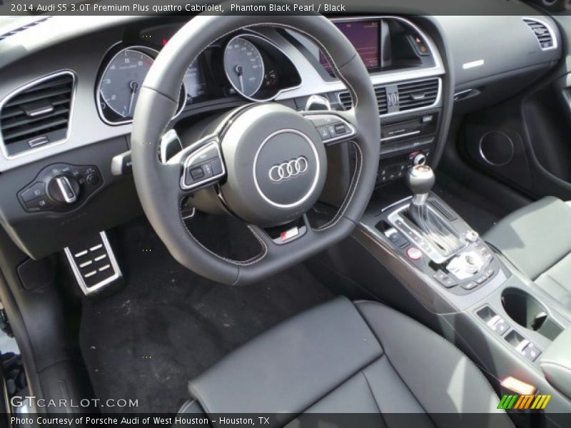  2014 S5 3.0T Premium Plus quattro Cabriolet Black Interior