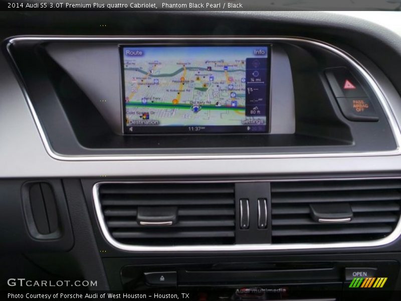 Phantom Black Pearl / Black 2014 Audi S5 3.0T Premium Plus quattro Cabriolet