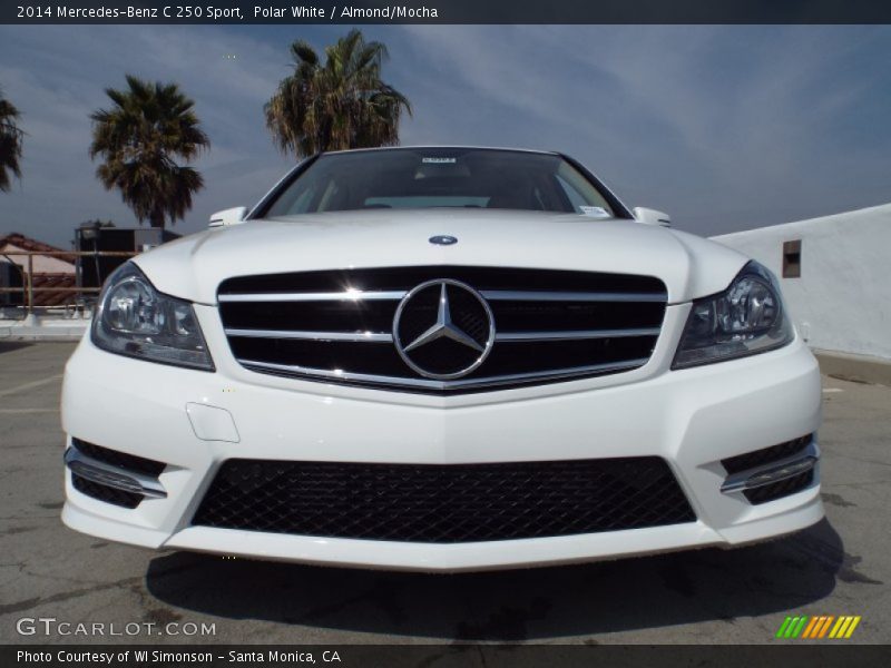 Polar White / Almond/Mocha 2014 Mercedes-Benz C 250 Sport