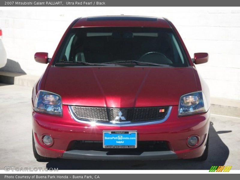 Ultra Red Pearl / Black 2007 Mitsubishi Galant RALLIART