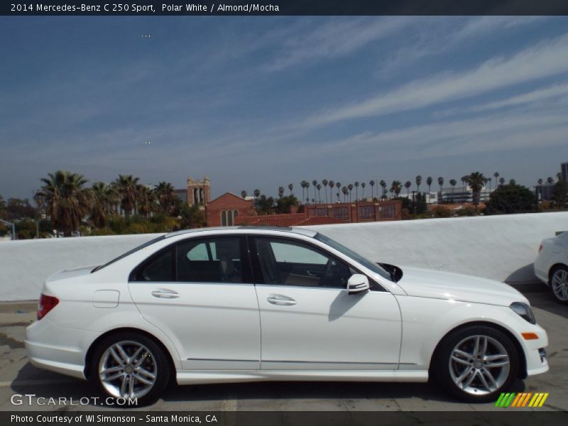Polar White / Almond/Mocha 2014 Mercedes-Benz C 250 Sport