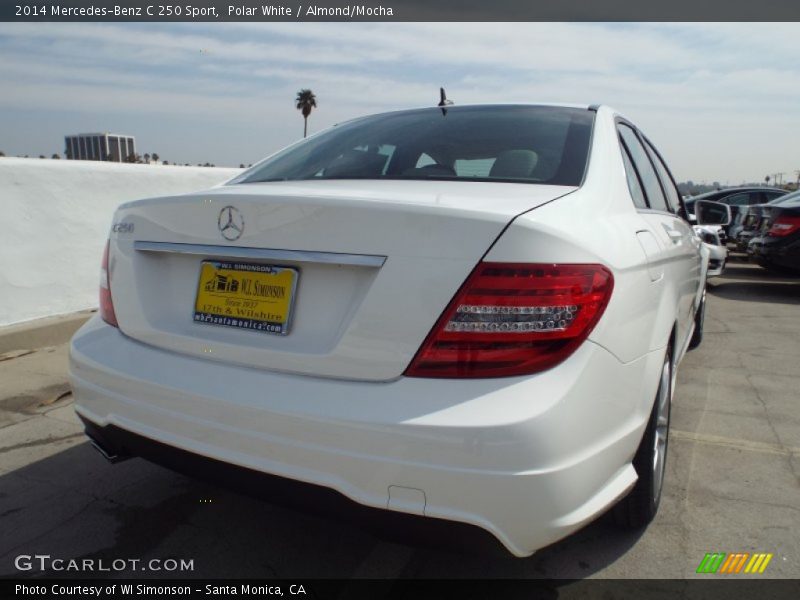 Polar White / Almond/Mocha 2014 Mercedes-Benz C 250 Sport