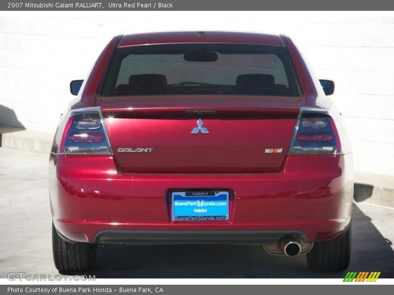 Ultra Red Pearl / Black 2007 Mitsubishi Galant RALLIART