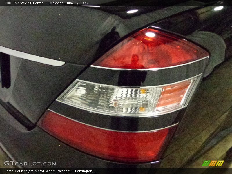 Black / Black 2008 Mercedes-Benz S 550 Sedan