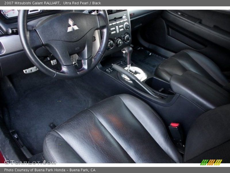 Ultra Red Pearl / Black 2007 Mitsubishi Galant RALLIART