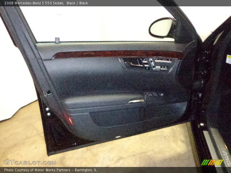 Black / Black 2008 Mercedes-Benz S 550 Sedan