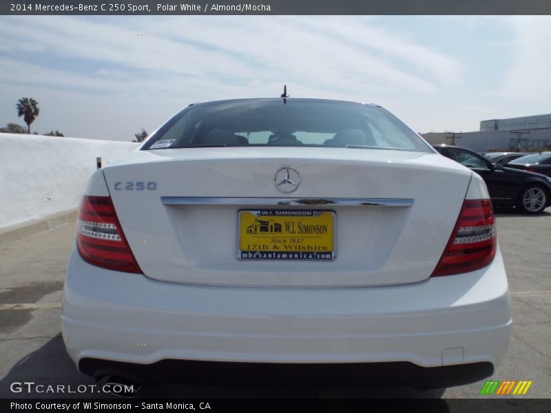 Polar White / Almond/Mocha 2014 Mercedes-Benz C 250 Sport