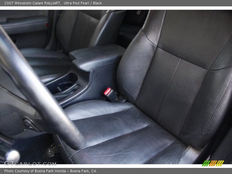 Ultra Red Pearl / Black 2007 Mitsubishi Galant RALLIART