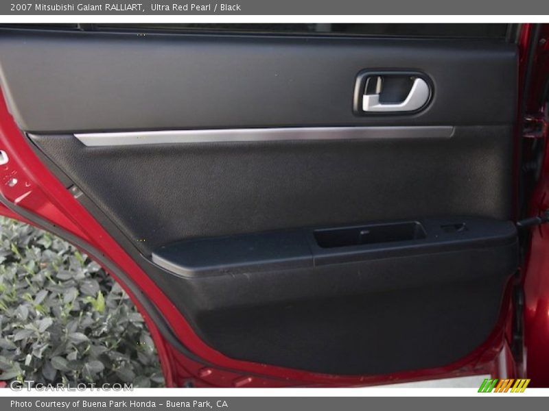 Ultra Red Pearl / Black 2007 Mitsubishi Galant RALLIART