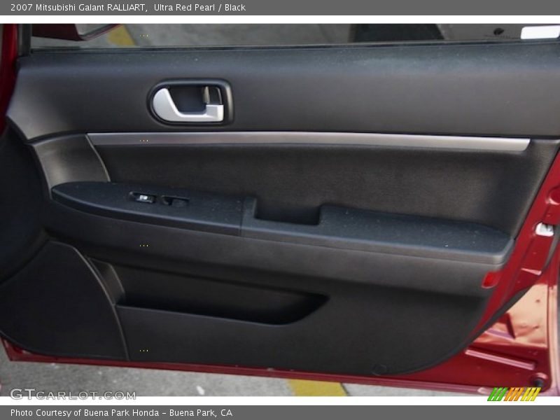Ultra Red Pearl / Black 2007 Mitsubishi Galant RALLIART