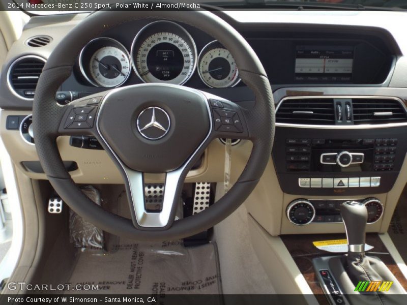 Polar White / Almond/Mocha 2014 Mercedes-Benz C 250 Sport