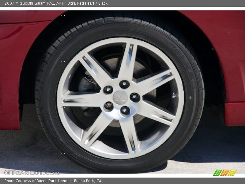 Ultra Red Pearl / Black 2007 Mitsubishi Galant RALLIART