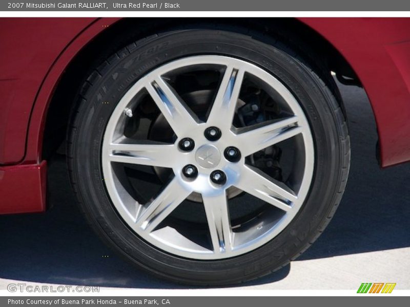 Ultra Red Pearl / Black 2007 Mitsubishi Galant RALLIART