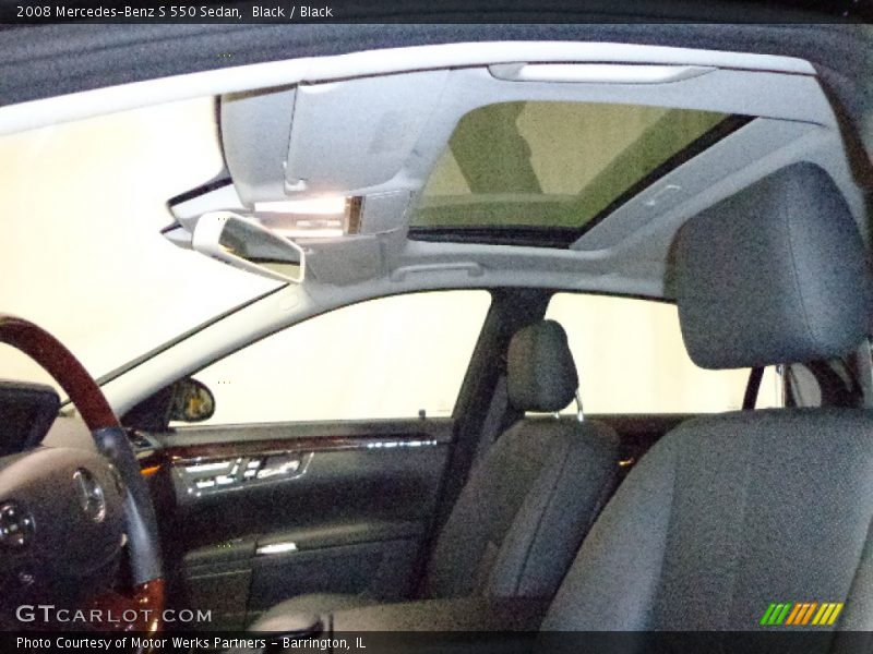 Black / Black 2008 Mercedes-Benz S 550 Sedan