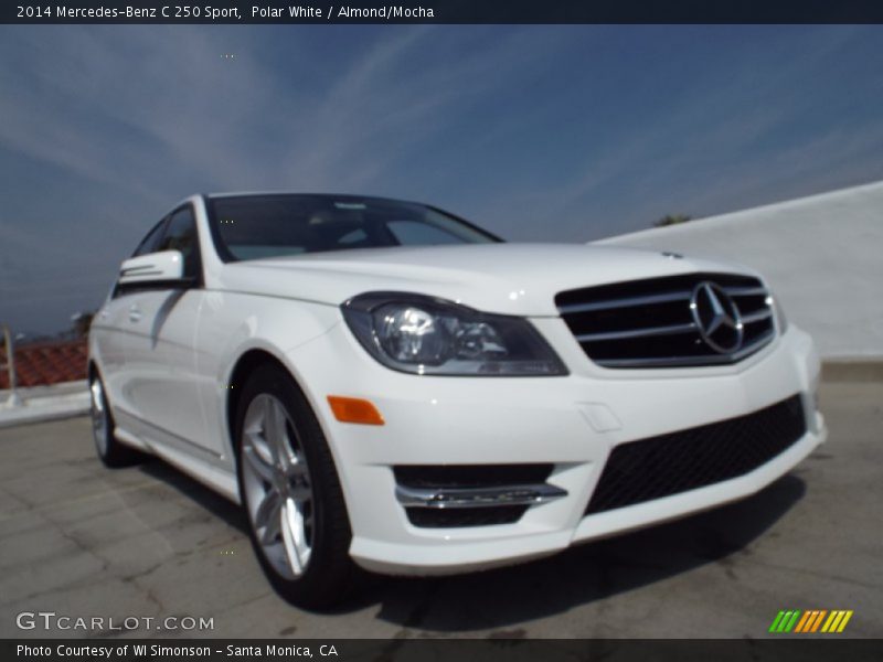 Polar White / Almond/Mocha 2014 Mercedes-Benz C 250 Sport