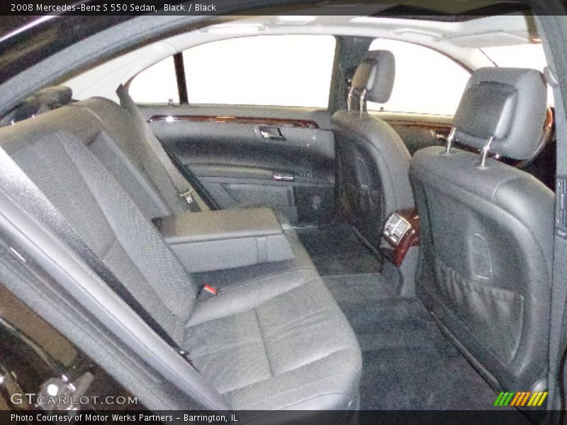 Black / Black 2008 Mercedes-Benz S 550 Sedan