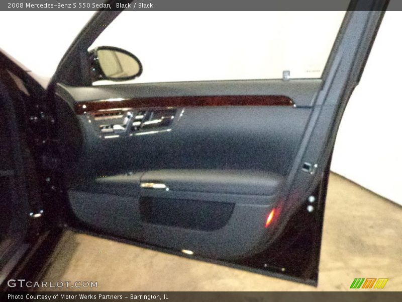 Black / Black 2008 Mercedes-Benz S 550 Sedan