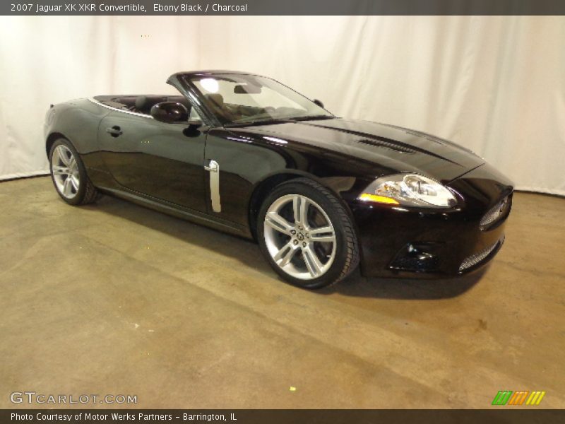 Ebony Black / Charcoal 2007 Jaguar XK XKR Convertible
