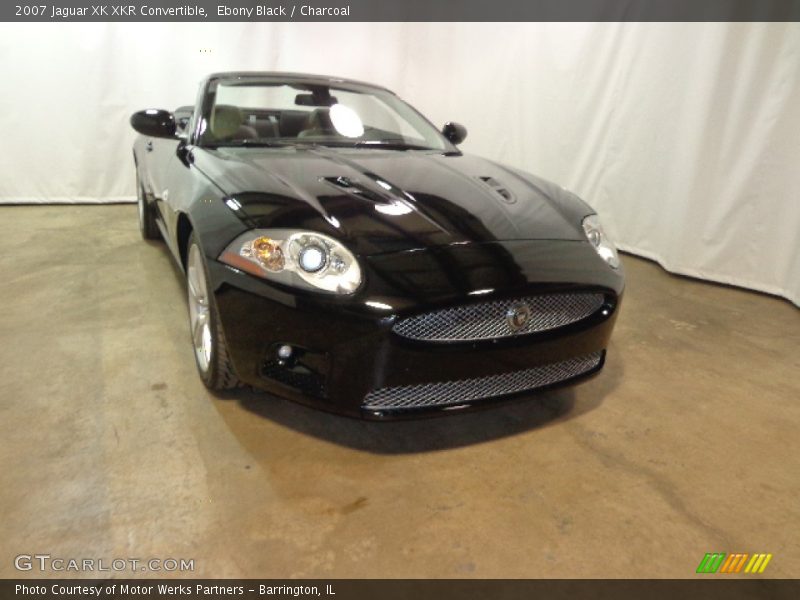 Ebony Black / Charcoal 2007 Jaguar XK XKR Convertible