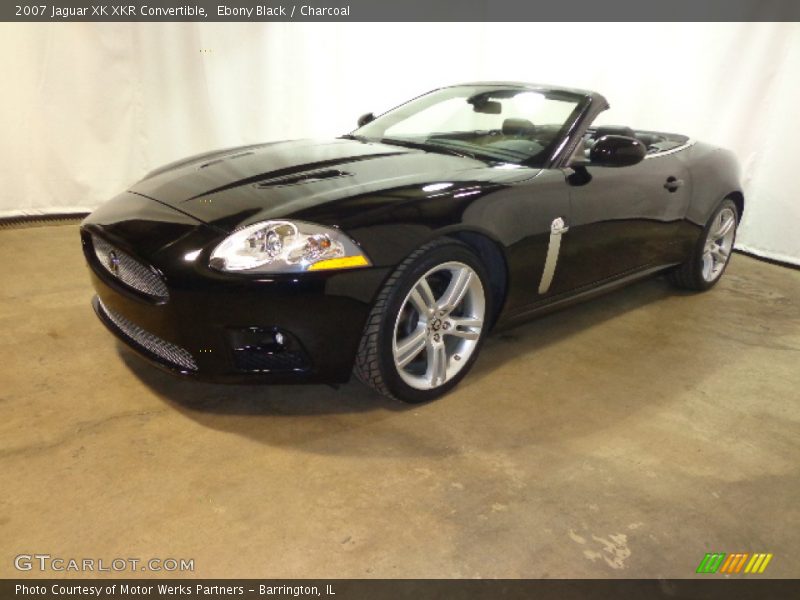 Ebony Black / Charcoal 2007 Jaguar XK XKR Convertible