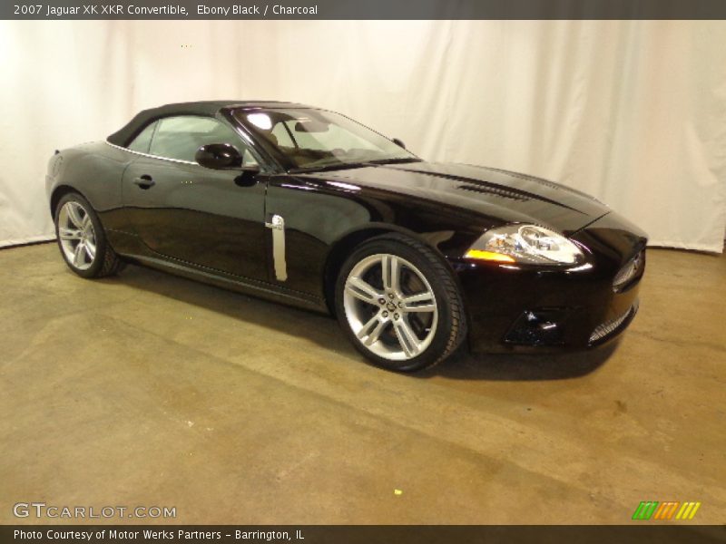 Ebony Black / Charcoal 2007 Jaguar XK XKR Convertible