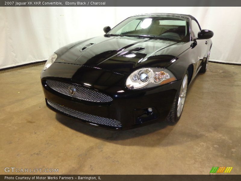 Ebony Black / Charcoal 2007 Jaguar XK XKR Convertible