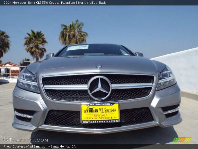 Palladium Silver Metallic / Black 2014 Mercedes-Benz CLS 550 Coupe