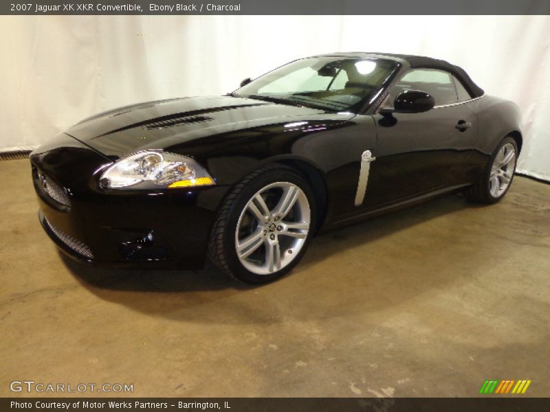 Ebony Black / Charcoal 2007 Jaguar XK XKR Convertible