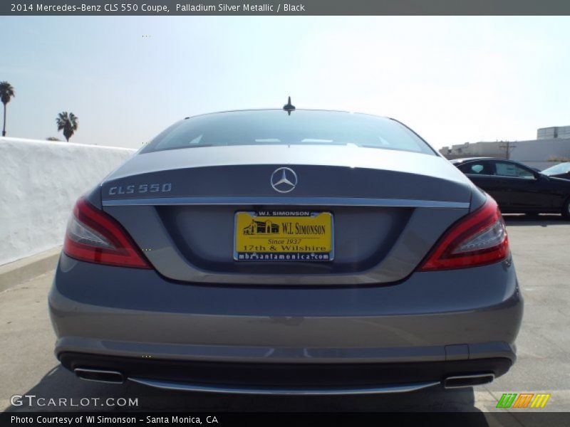 Palladium Silver Metallic / Black 2014 Mercedes-Benz CLS 550 Coupe