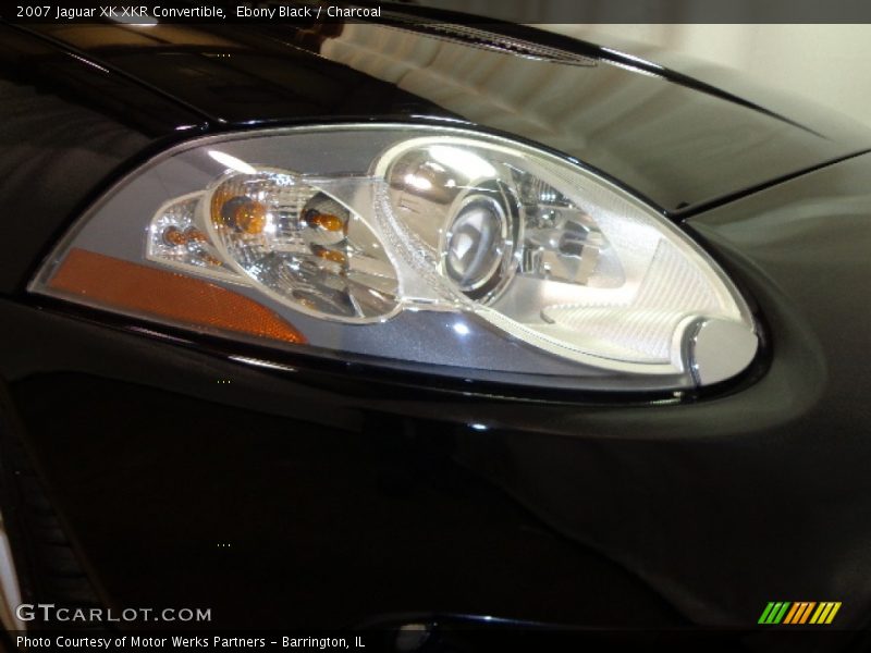 Ebony Black / Charcoal 2007 Jaguar XK XKR Convertible