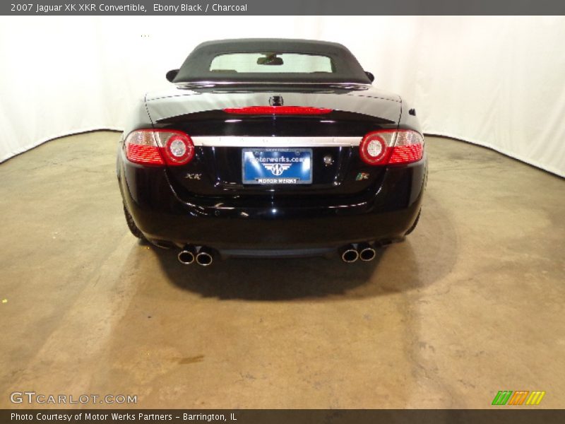 Ebony Black / Charcoal 2007 Jaguar XK XKR Convertible