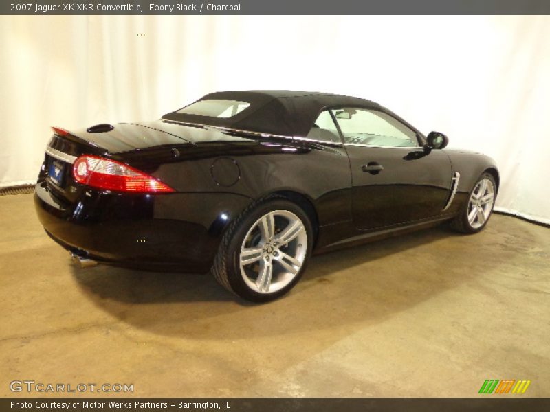 Ebony Black / Charcoal 2007 Jaguar XK XKR Convertible