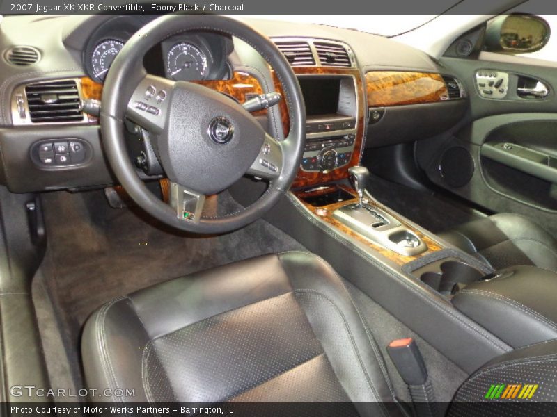 Ebony Black / Charcoal 2007 Jaguar XK XKR Convertible