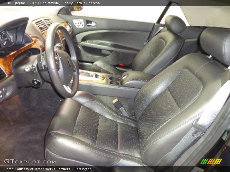 Ebony Black / Charcoal 2007 Jaguar XK XKR Convertible