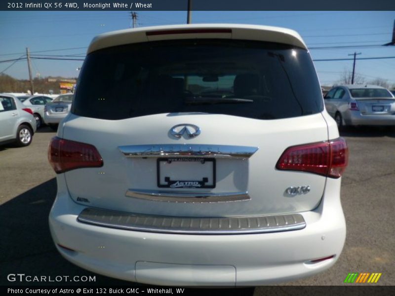 Moonlight White / Wheat 2012 Infiniti QX 56 4WD