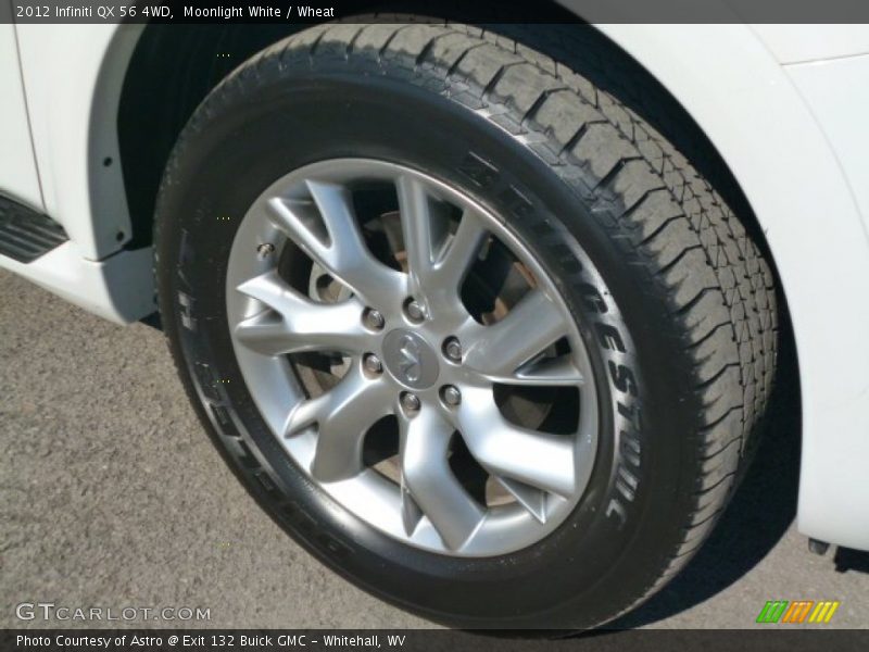 Moonlight White / Wheat 2012 Infiniti QX 56 4WD