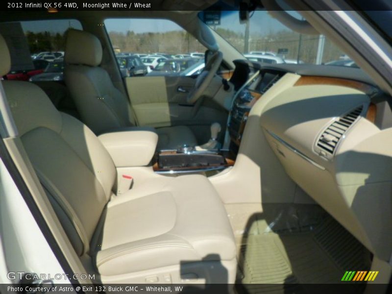 Moonlight White / Wheat 2012 Infiniti QX 56 4WD