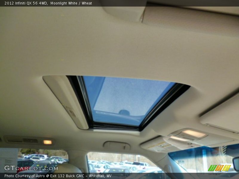 Moonlight White / Wheat 2012 Infiniti QX 56 4WD
