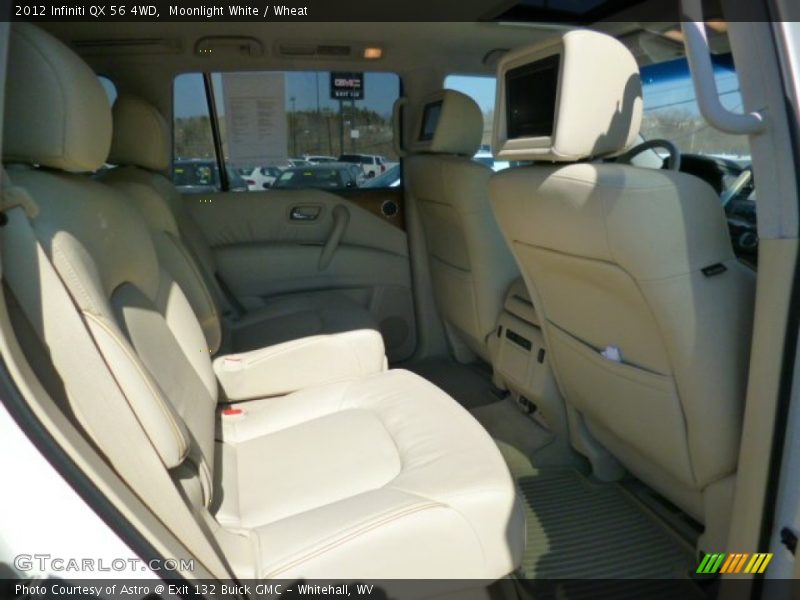Moonlight White / Wheat 2012 Infiniti QX 56 4WD