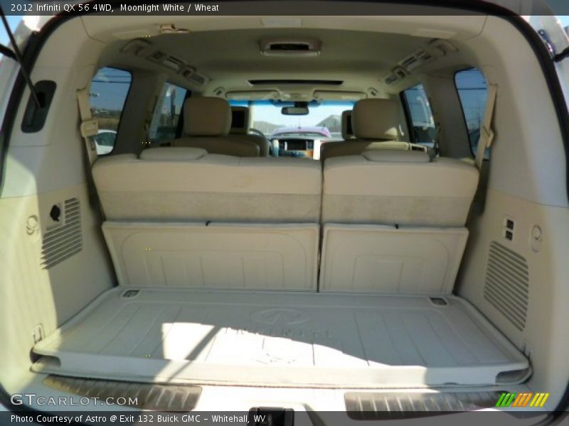 Moonlight White / Wheat 2012 Infiniti QX 56 4WD