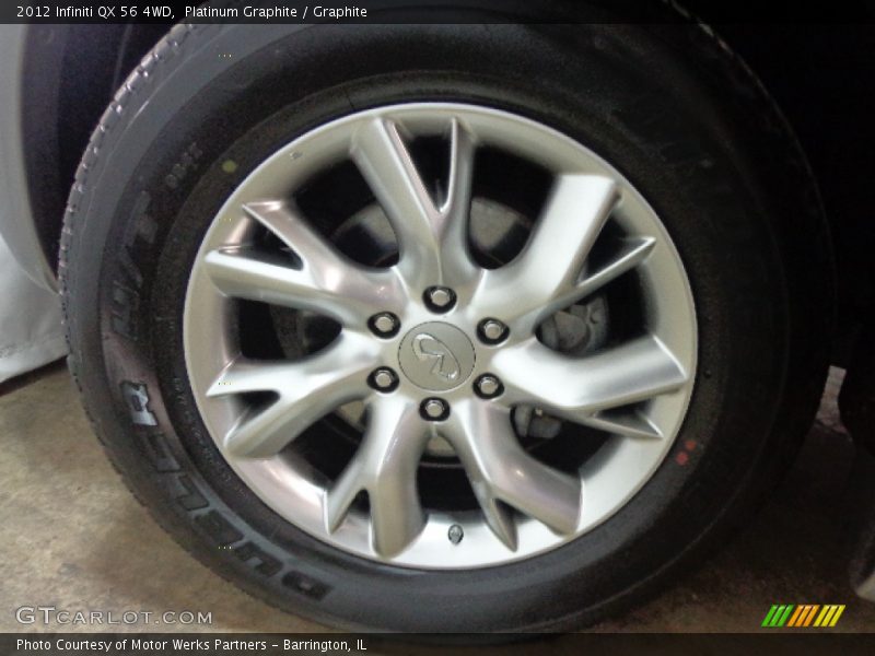 Platinum Graphite / Graphite 2012 Infiniti QX 56 4WD