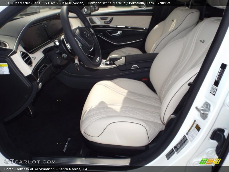 Front Seat of 2014 S 63 AMG 4MATIC Sedan