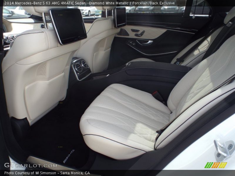 Rear Seat of 2014 S 63 AMG 4MATIC Sedan