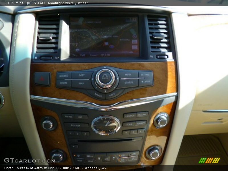 Moonlight White / Wheat 2012 Infiniti QX 56 4WD