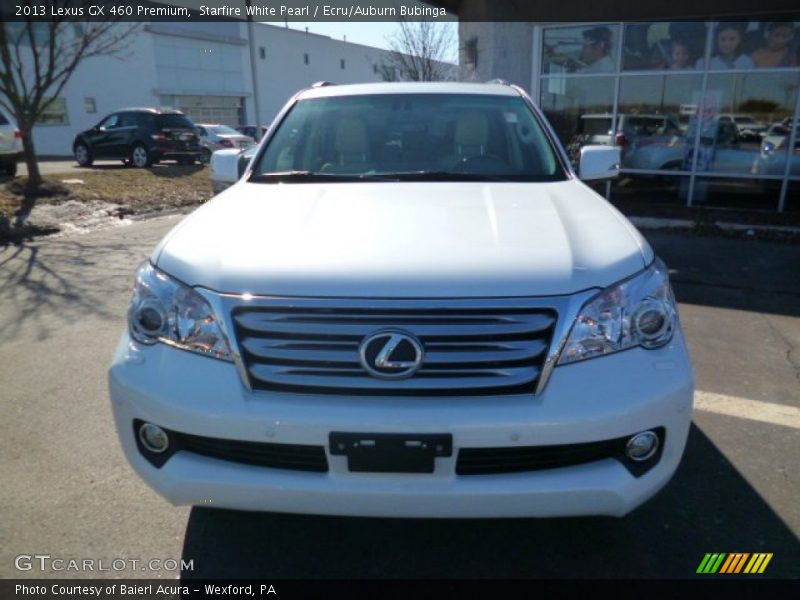 Starfire White Pearl / Ecru/Auburn Bubinga 2013 Lexus GX 460 Premium