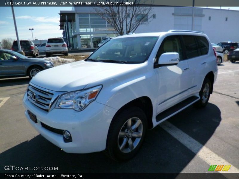 Starfire White Pearl / Ecru/Auburn Bubinga 2013 Lexus GX 460 Premium