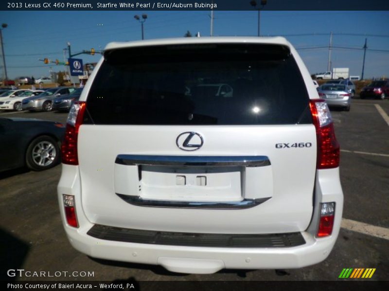 Starfire White Pearl / Ecru/Auburn Bubinga 2013 Lexus GX 460 Premium