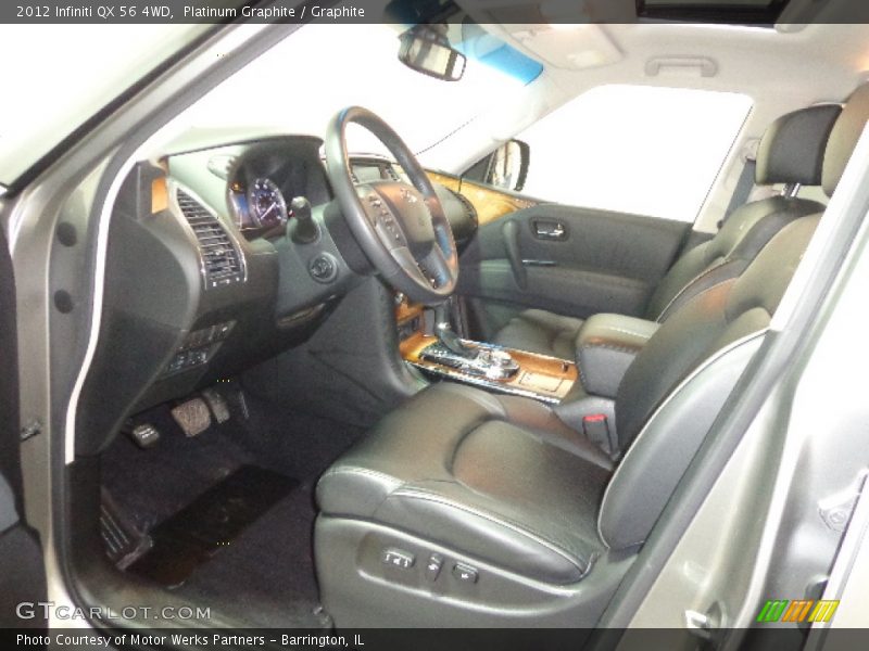 Platinum Graphite / Graphite 2012 Infiniti QX 56 4WD